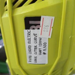 RYOBI CORDED ELECTRIC  GRASS CUTTER  CURVE SHAFT 1200W