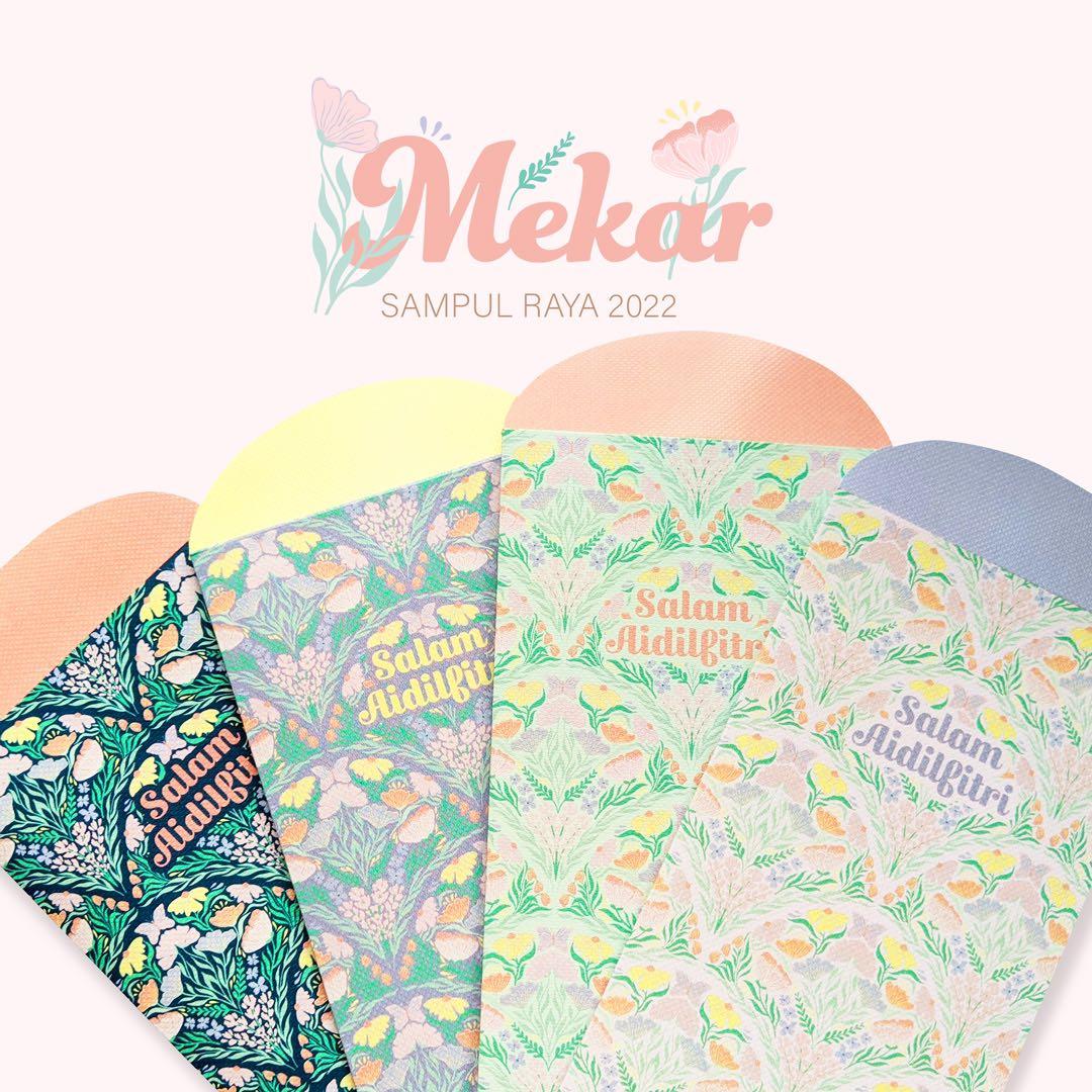 Sampul Raya (premium texture paper) - 3 packs for $10. Money envelope ...