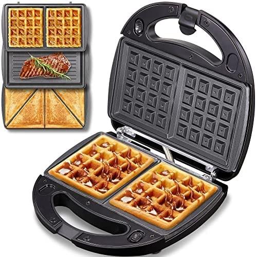 waffle maker removable plates
