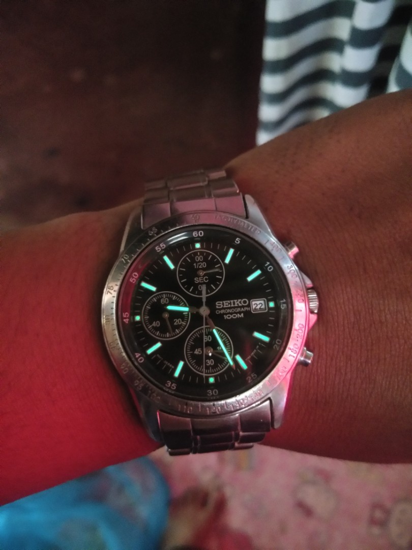 Seiko 7T92-ODWO chronograph quartz men's, Men's Fashion, Watches &  Accessories, Watches on Carousell