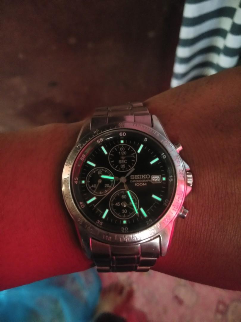 Seiko 7T92-ODWO chronograph quartz men's, Men's Fashion, Watches ...