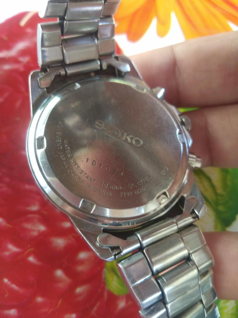 Seiko 7T92 ODWO chronograph quartz men s Men s Fashion Watches