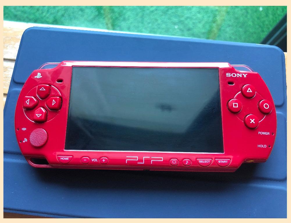 Sony PSP 2000 Deep Red - Full Set
