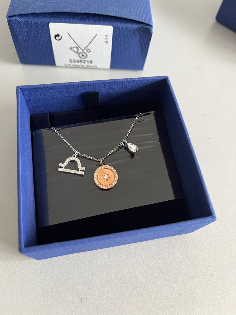 Swarovski Necklace Horoscope Libra Women s Fashion Jewelry