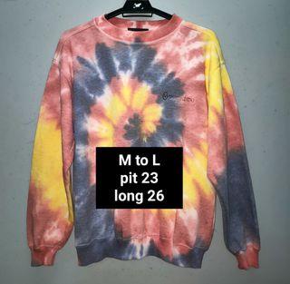 Sweatshirt custom tie dye