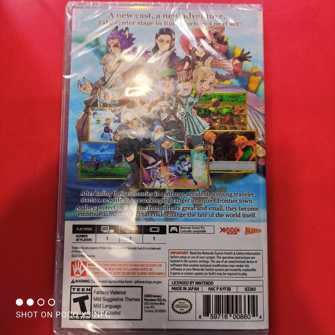 Switch Rune Factory 5(us) (Category: Nintendo) located in Makati City. Submitted by yomyom_onlineshop (Listing ID 1150458643, Image 2). Description: For Sale Only Brandnew Sealed No To trade Delivery within the day Taguig Market Market Can book Via lalamove Less Time Less Effort Cod,Gcash,Banktransfer.