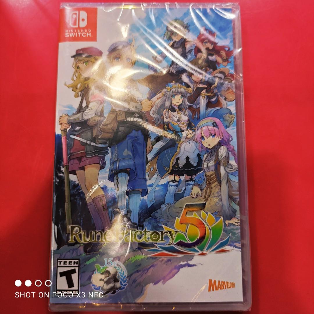 Switch Rune Factory 5(us) (Category: Nintendo) located in Makati City. Submitted by yomyom_onlineshop (Listing ID 1150458643, Image 1). Description: For Sale Only Brandnew Sealed No To trade Delivery within the day Taguig Market Market Can book Via lalamove Less Time Less Effort Cod,Gcash,Banktransfer.