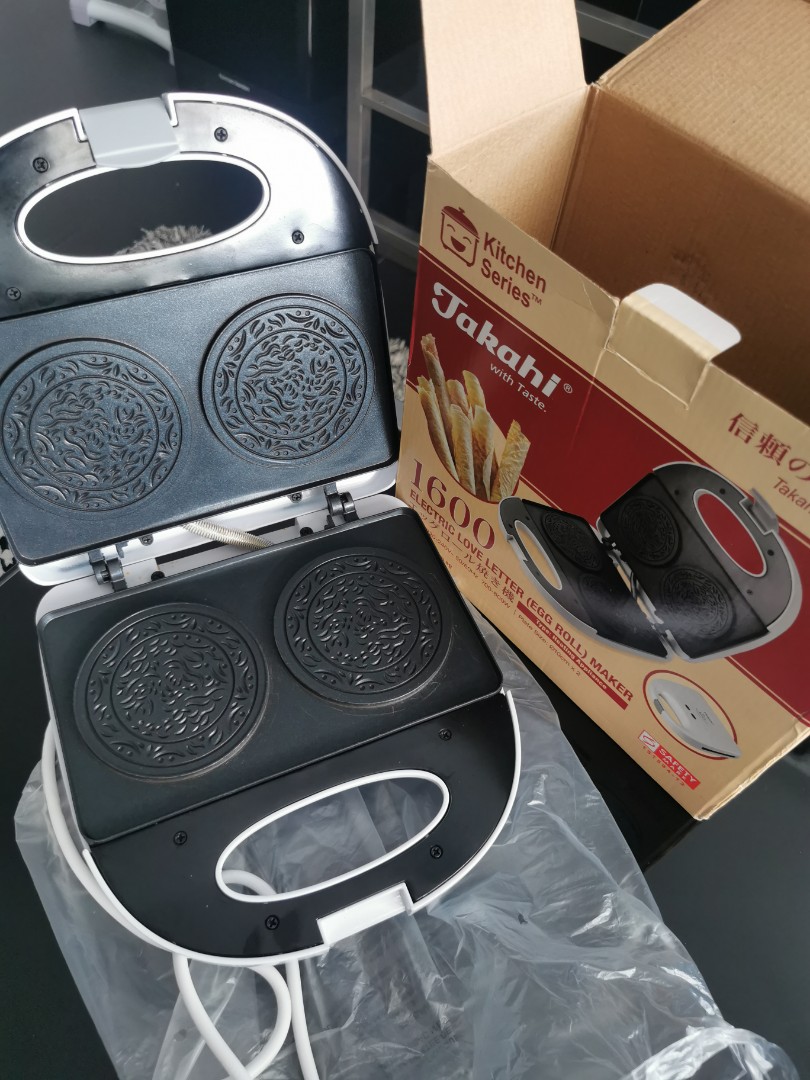 Takahi Electric Love Letter (Egg Roll) Maker, TV & Home Appliances
