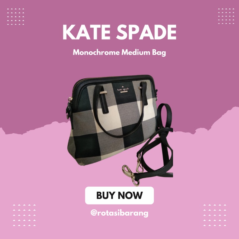 Tas Kate Spade Remedy, Fesyen Wanita, Tas & Dompet di Carousell