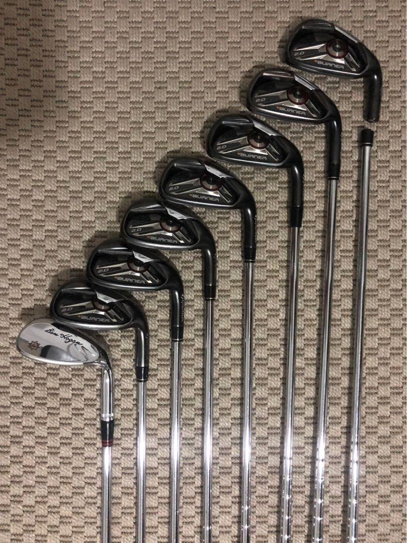 Taylormade Burner 2.0 Irons Ben Hogan Wedge Ping Anser Putter