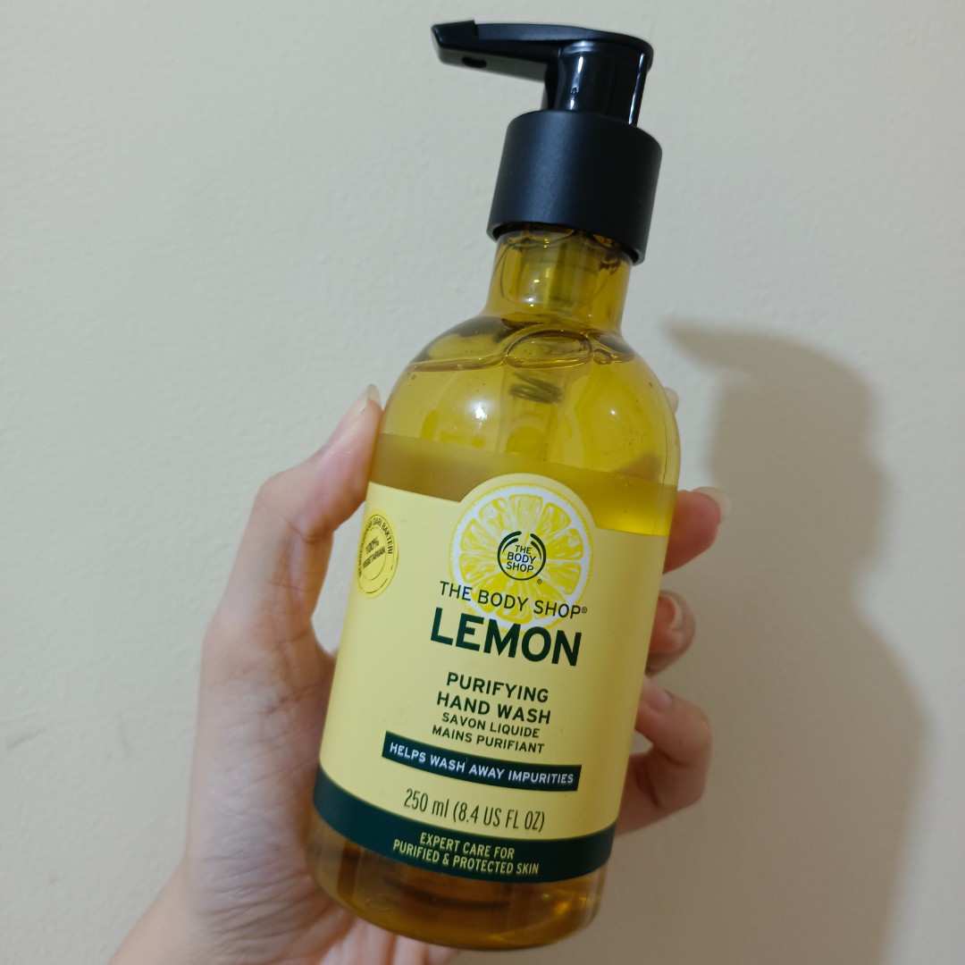 The Body Shop Lemon Hand Wash, Kesehatan & Kecantikan, Kulit, Sabun