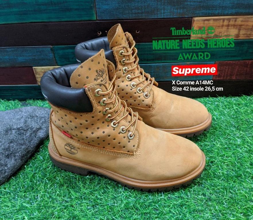 Timberland Boots A14MC Supreme x Comme des Garcons Wheat Size 42