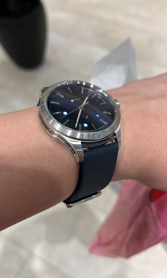 ? sale: Timex Giorgio Galli S1 38mm Atlantic Blue, Luxury, Watches on  Carousell