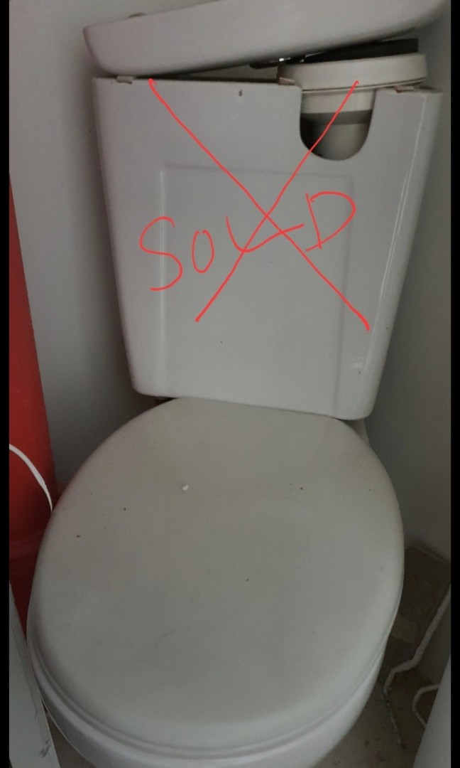 Toilet bowl base only, Furniture & Home Living, Bathroom & Kitchen