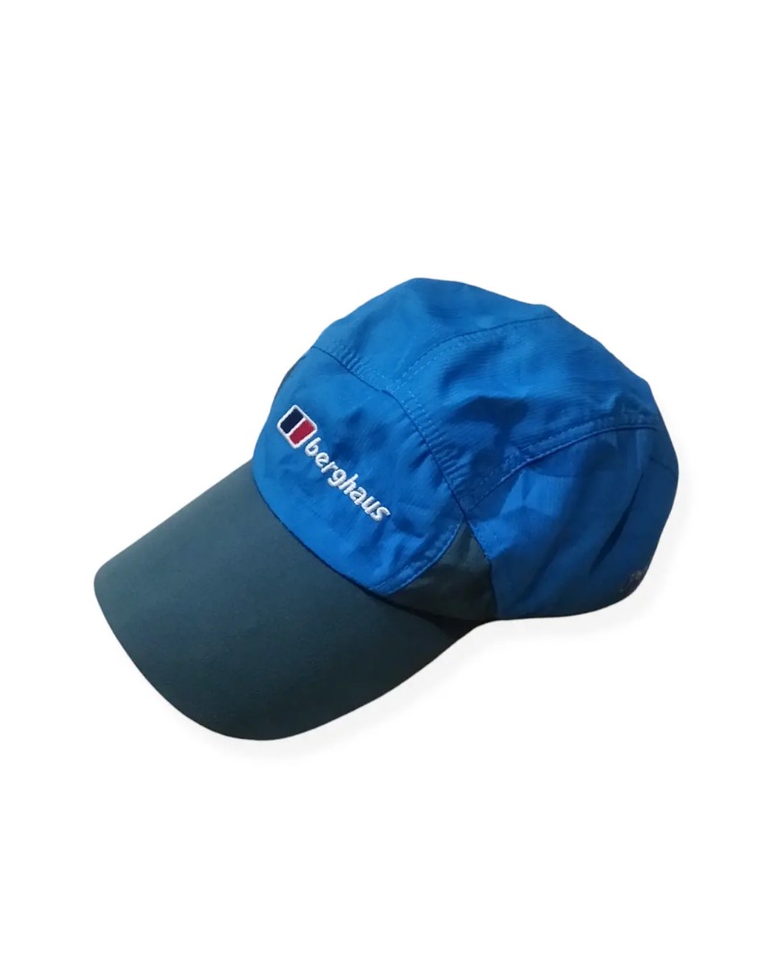 TOPI BERGHAUS BLUE, Fesyen Pria 