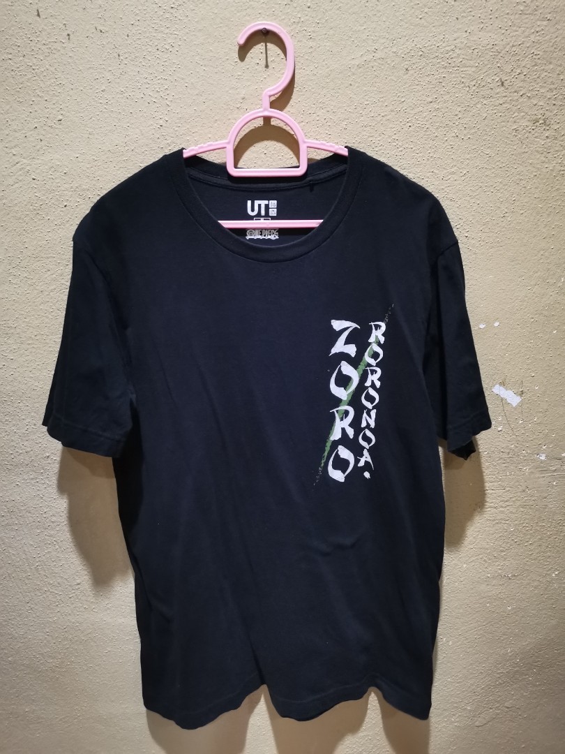 Uniqlo T Shirt One Piece Zoro Men S Fashion Tops Sets On Carousell