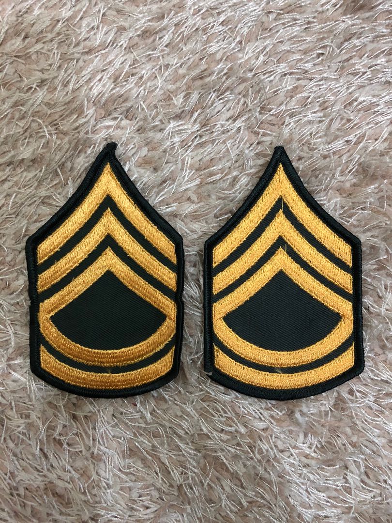 US Army rank Sergeant First Class, Hobbies & Toys, Collectibles