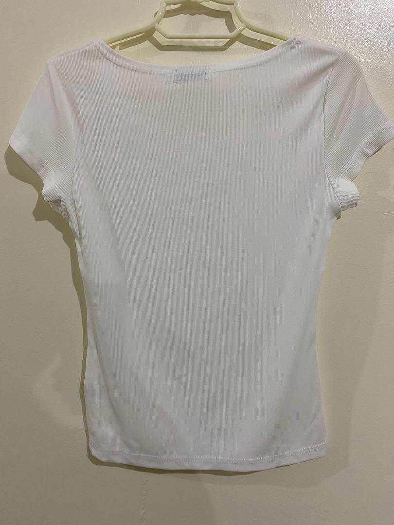 Valleygirl White Shirt, Women's Fashion, Tops, Shirts on Carousell