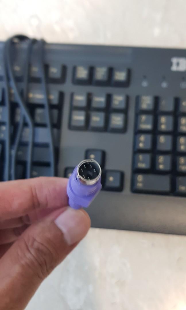 Vintage IBM PS2 Keyboard, Computers & Tech, Parts & Accessories ...