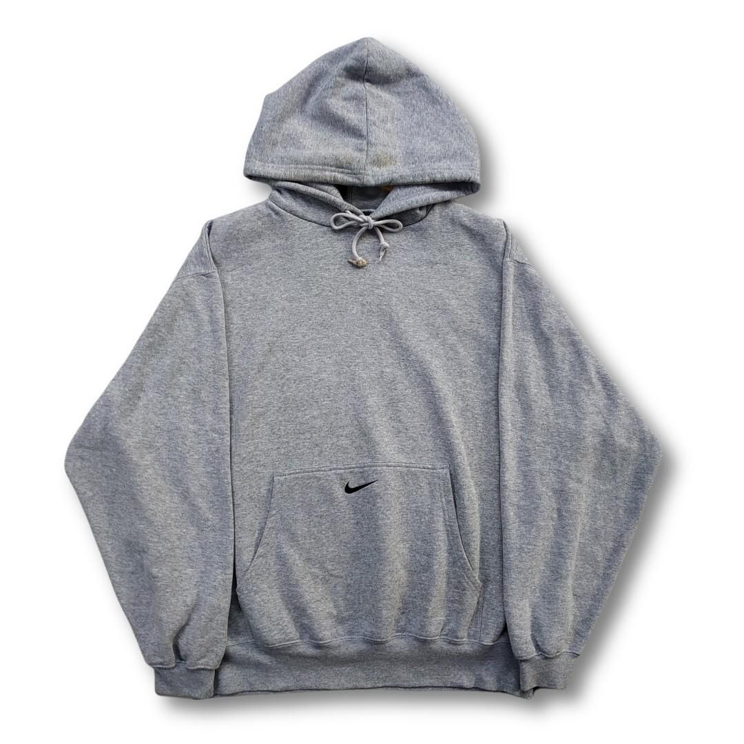 Nike center chest nike swoosh hoodie online