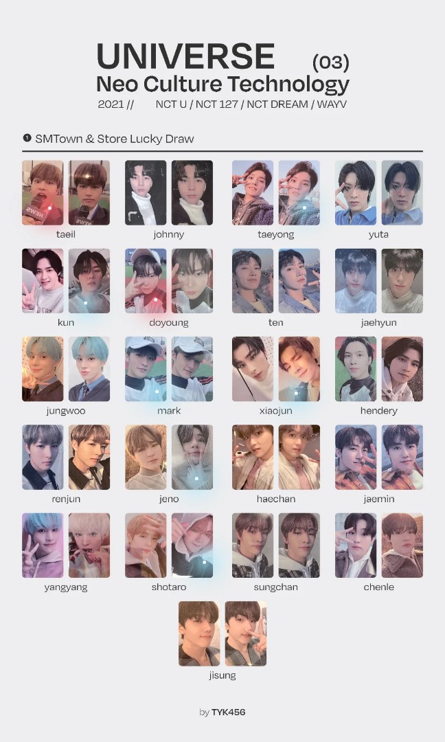 NCT universe 2021（WTB/LF] NCT Universe 2021 Lucky Draw