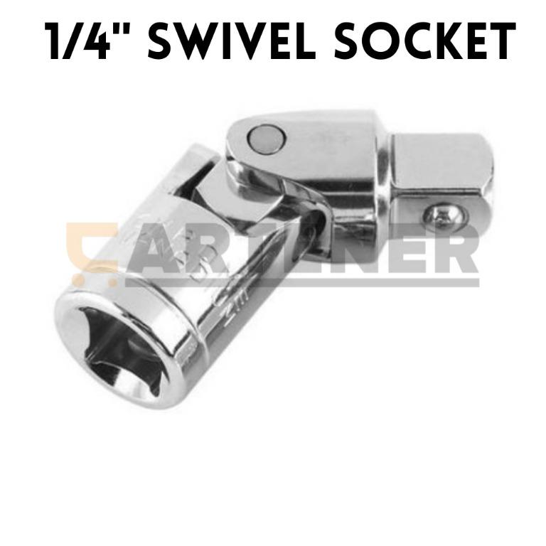 1/4" Driver 46 pcs Socket Set Ratchet Wrench Hex Torx Bits Universal