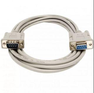 #SeeHere 3Metres RS232 Serial DB9 to DB9 (9 Pin Male to Female) Cable