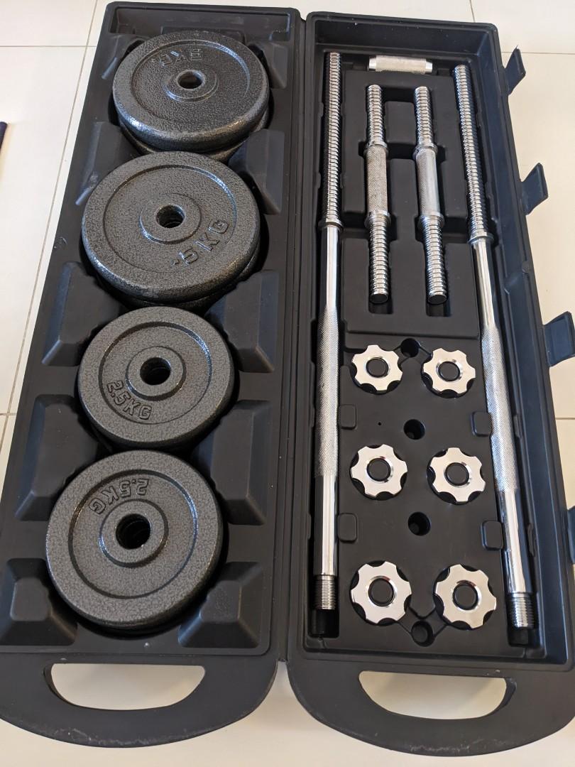 York 50kg cast iron barbell and dumbbell 2025 set