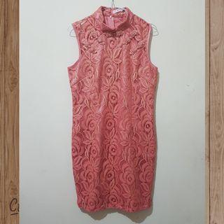 54 - Cheongsam dress Solemio / Lace dress