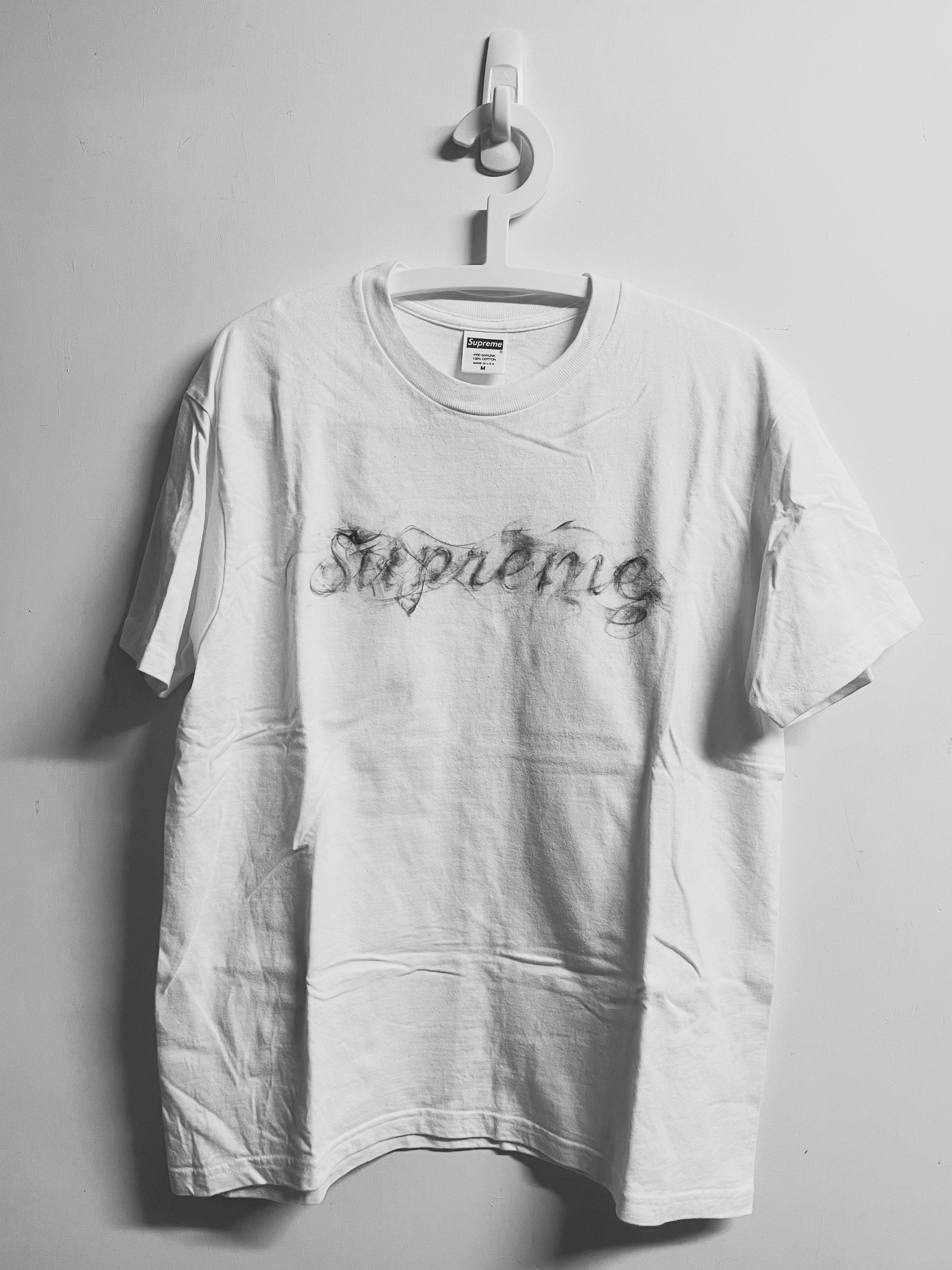 Supreme smoke tee white online