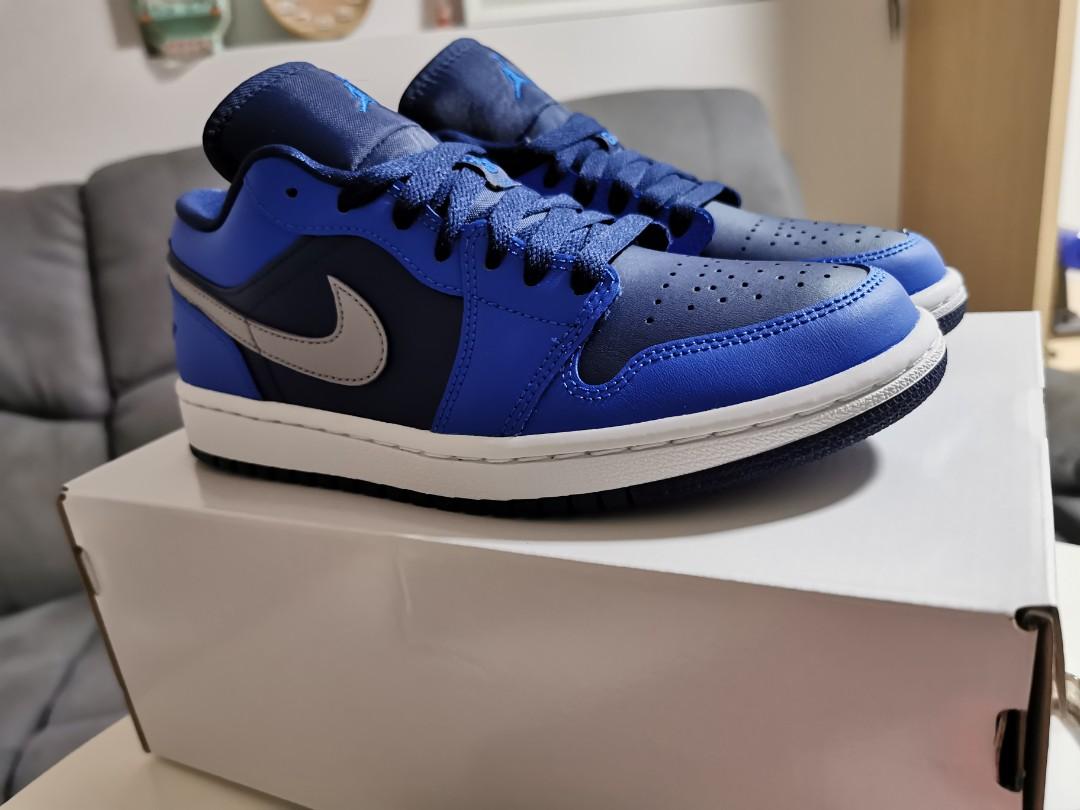Air Jordan 1 low game royal, Men's Fashion, Footwear, Sneakers on Carousell