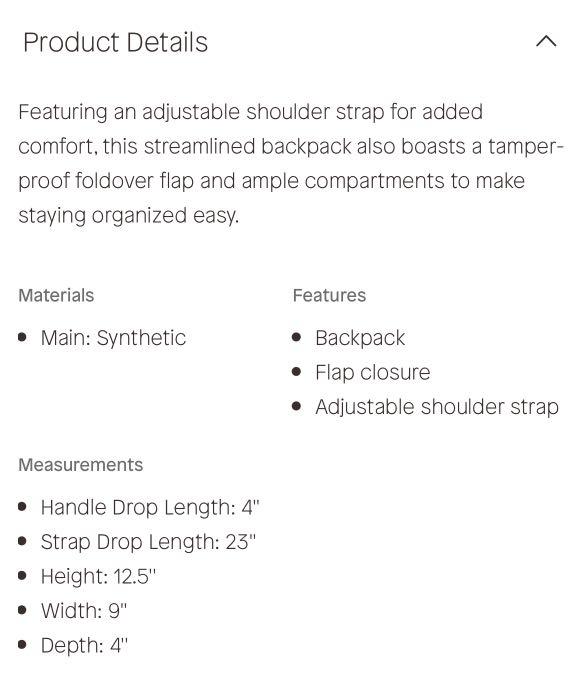 Aldo Gene Leather Backpack, Women's Fashion, Bags & Wallets, Backpacks