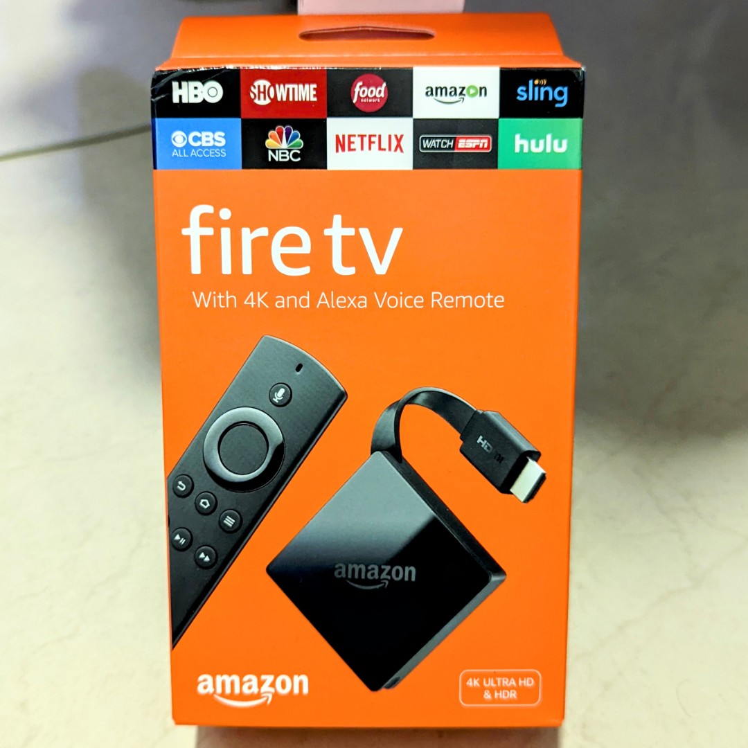 Amazon Fire TV 3rd gen (pendant) with 4k HDR, 家庭電器, 電視 & 其他娛樂, 串流媒體及集線器