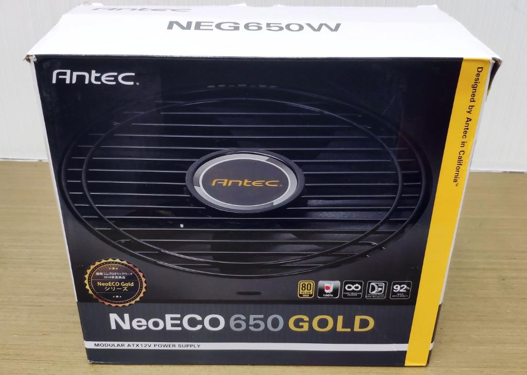 ANTEC NE650G GOLD 650W 半模組80 plus金牌火牛, 電腦＆科技, 桌上電腦