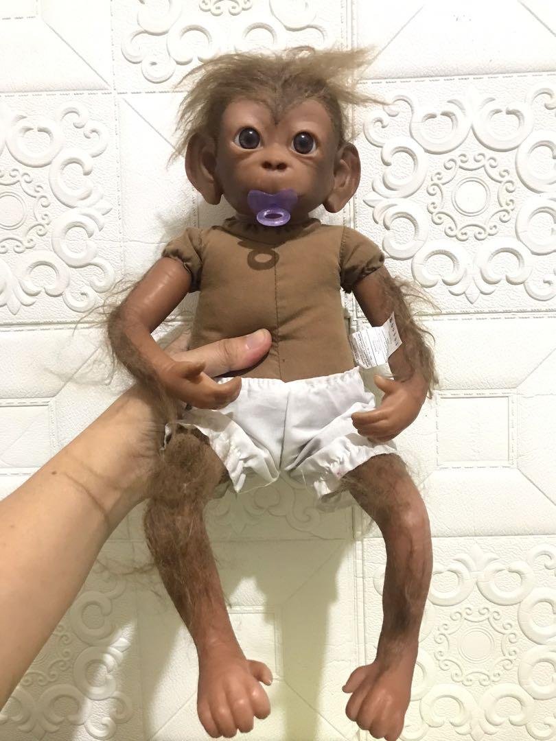 Ashton Drake Coco poseable baby monkey doll by Linda Murray