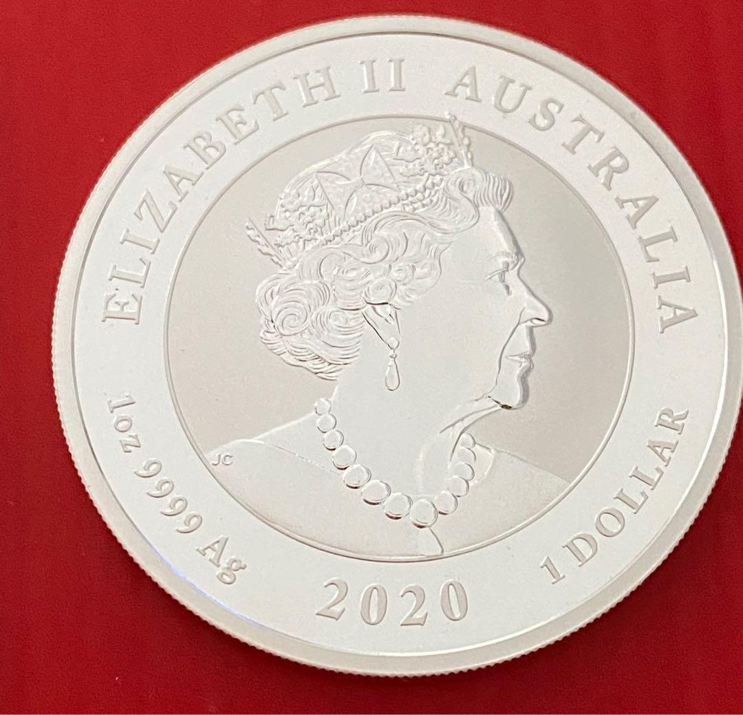 Australia. 1 Dollar 2020 Guardian Lion Double Pixiu Temple Of