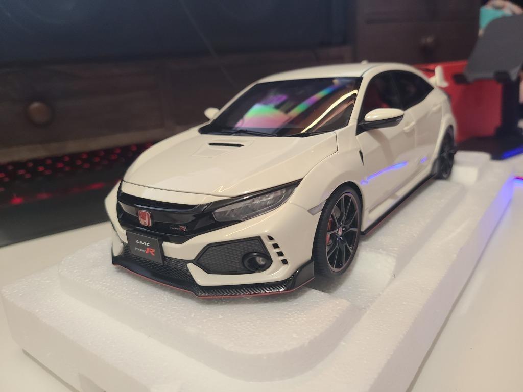 AUTOART 1/18 Honda Civic Type R (FK8) (Championship White), 興趣及