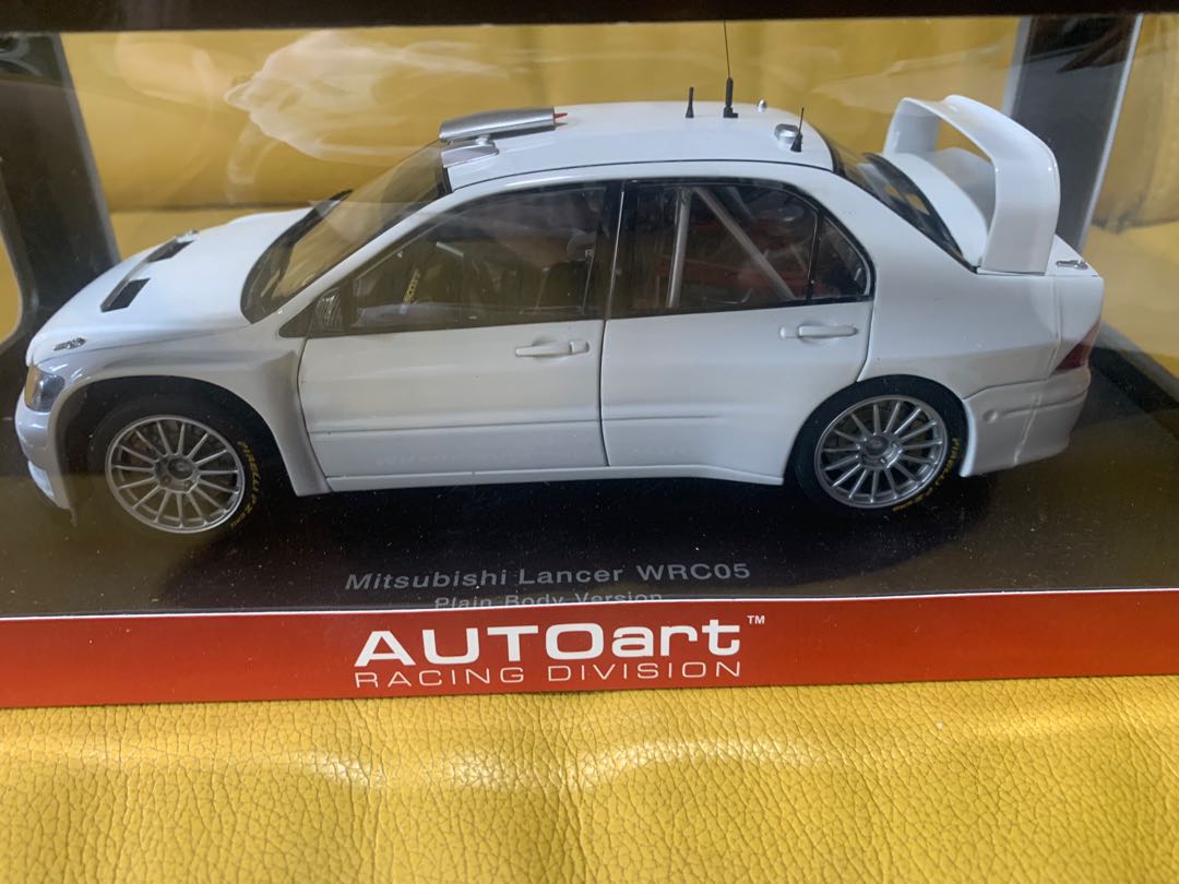 Autoart Mitsubishi Lancer WRC 2005 - Plain Body Version (White ...