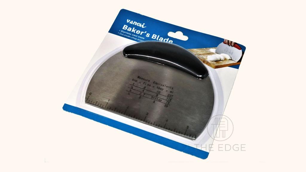 Baker's Blade - Yangli (Category: Bakeware) located in Pasig City. Submitted by kitchenstarincorporated (Listing ID 1150686628, Image 1). Description: Baker's Blade - Yangli (100037) Features: An all-around kitchen necessity. A great kitchen tool with a wide variety of uses! Designed to scrape and split bread dough, it can also be used for scraping, crushing, chopping and measuring! 1-inch measurement marks along blade edge for creating perfectly