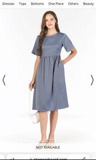Betty Midi Dress Periwinkle dusty purple