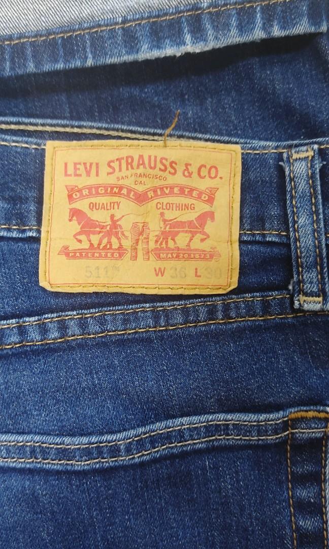 Levis 511 36 x best sale 30