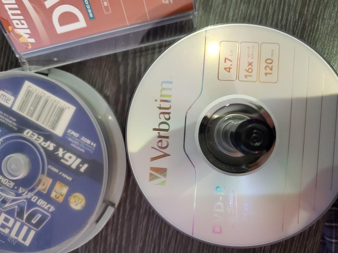Blank writable DVDs (r and +r), 電腦＆科技, 商務用科技產品 Carousell