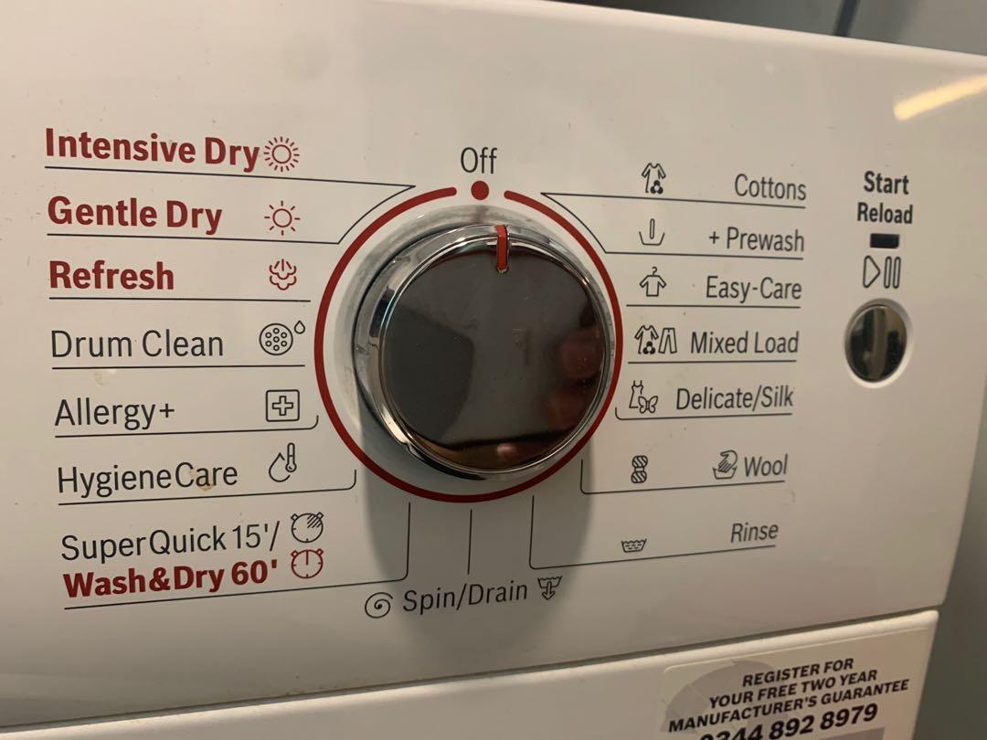 Bosch washer machines and dryer, TV & Home Appliances, Washing Machines