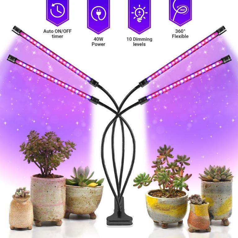 GU10 8W 28 LED Grow Light Veg Flower Indoor Plant Hydroponics Full Spectrum Lamp