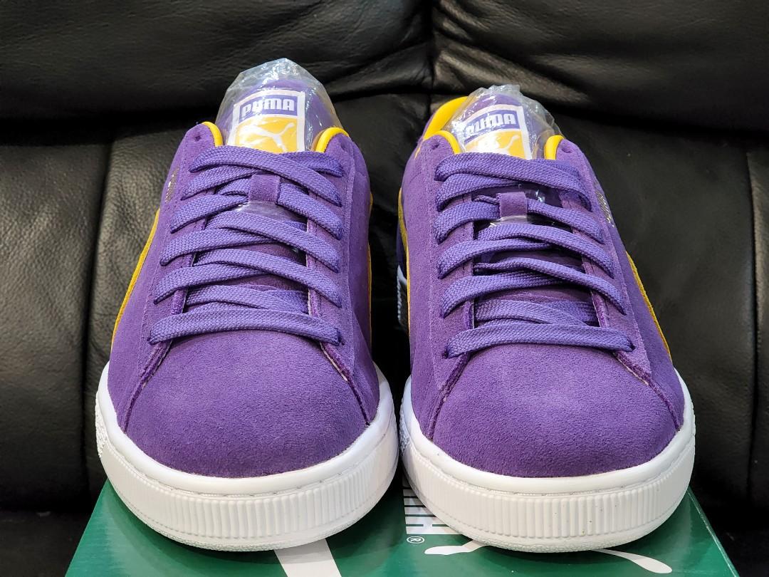 BRAND NEW Puma Suede Teams Shoes LAKERS EDITION
