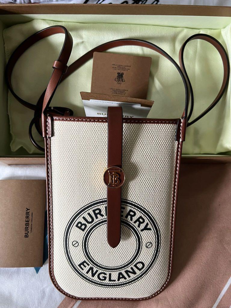 Burberry logo 2025 graphic crossbody bag