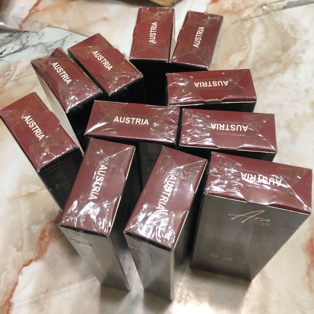 AUSTRIA Shade - Ara Colors Makeup Matte Lipstick (Category: Makeup) located in Manila. Submitted by itsqueen__ (Listing ID 1150673596, Image 3). Description: ❗️BRAND NEW ❗️ shade: AUSTRIA 11 PCS AVAILABLE 80 lp if 4pcs above .