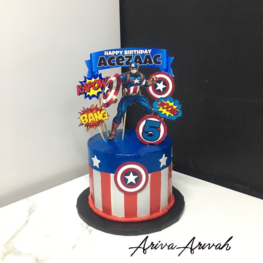 Avengers Cake - 2204 – Cakes and Memories Bakeshop
