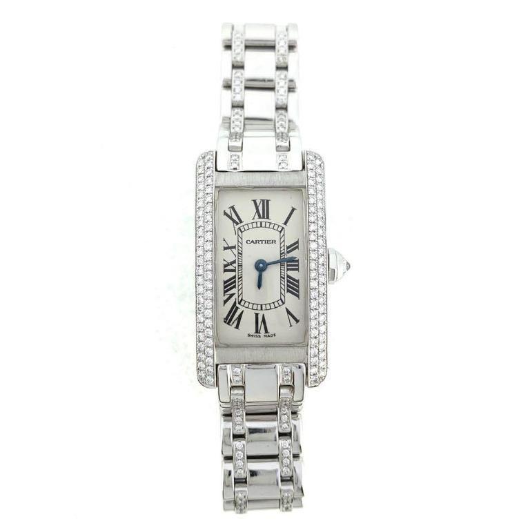Cartier Tank Americaine Lady 19mm 2 Years Warranty by Cartier