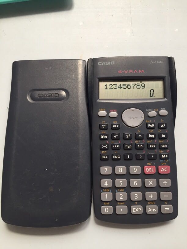 Casio fx83ms scientific calculator Japan Surplus, Hobbies & Toys